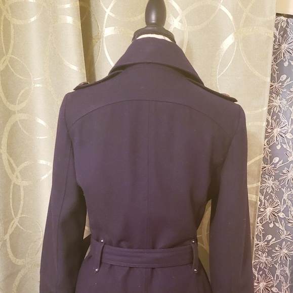 Miss Sixty Plum Coat size M - Picture 7 of 8